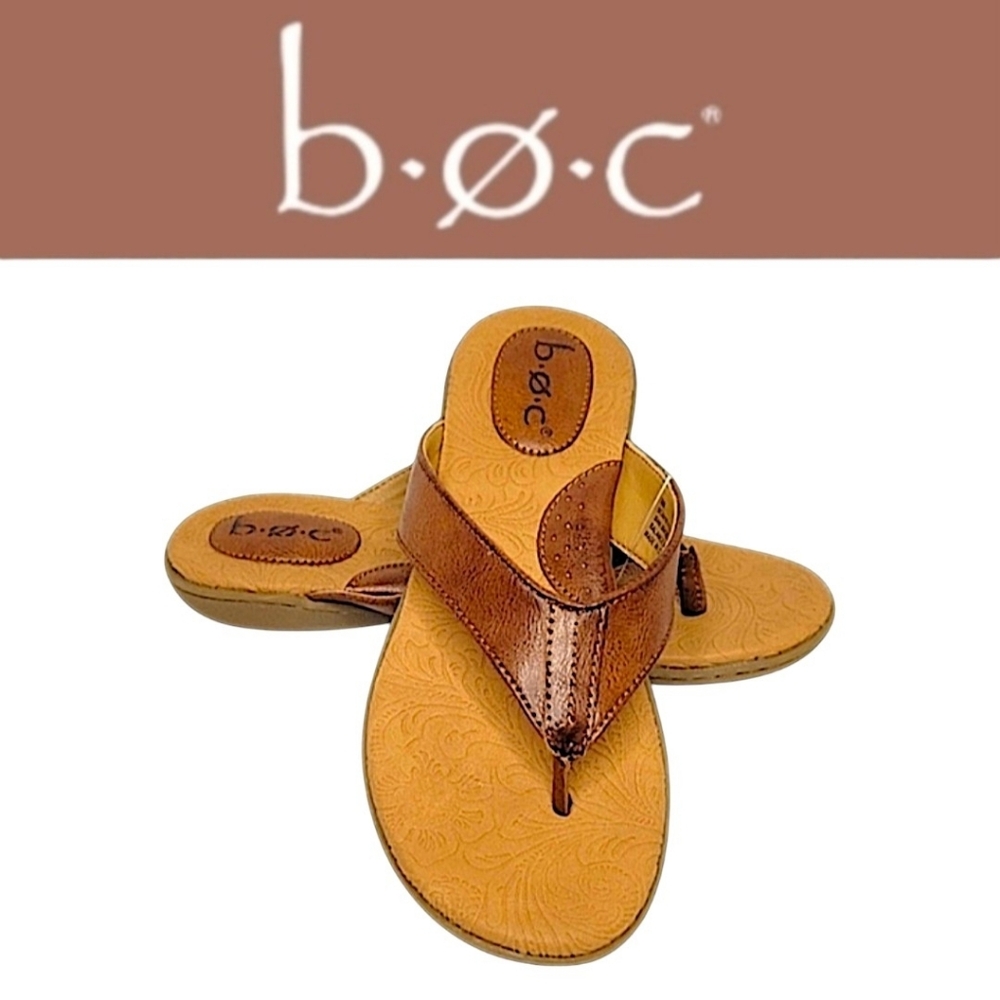 b.ø.c. Brown Women's Sandals Size 8M - Picture 3 of 8